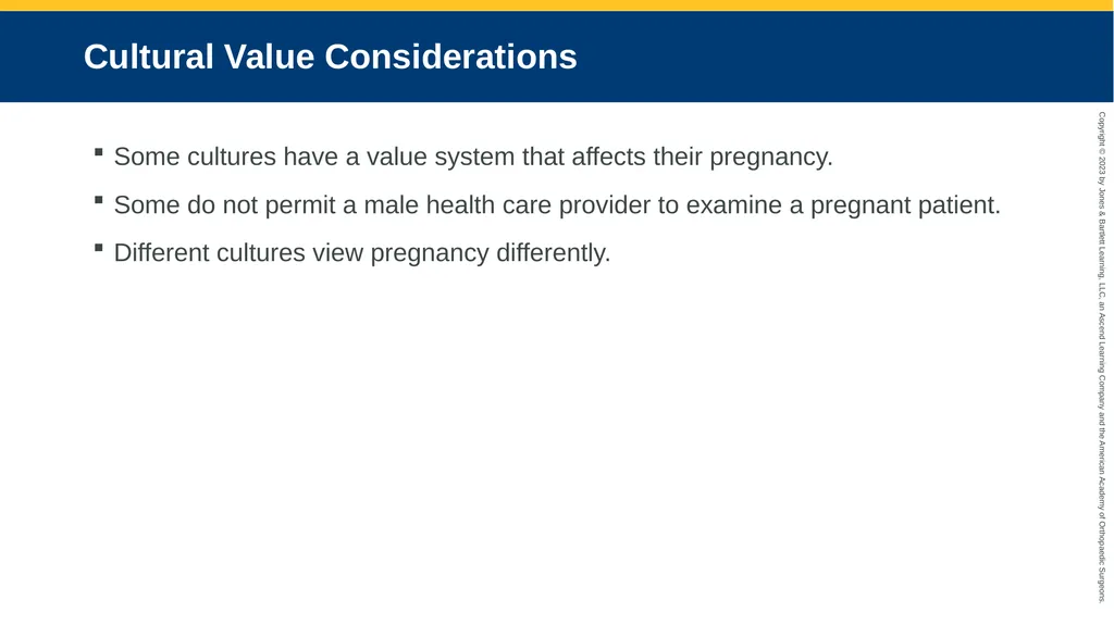 Obstetrics CHAPTER 42 Introduction Pregnancy is - slide 36 of 182