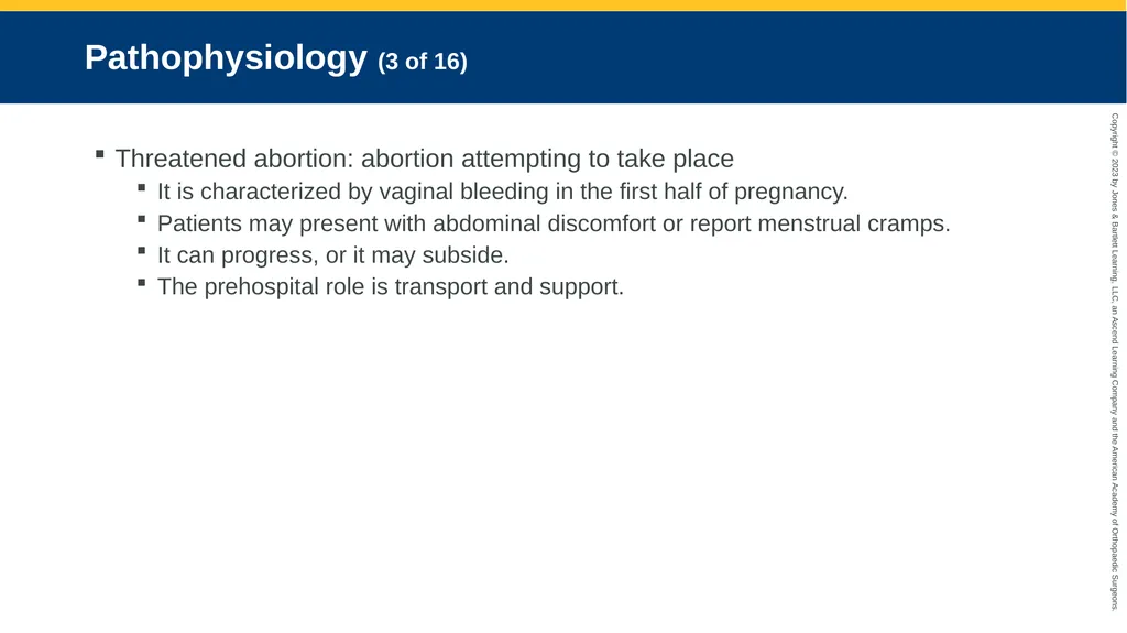Obstetrics CHAPTER 42 Introduction Pregnancy is - slide 85 of 182