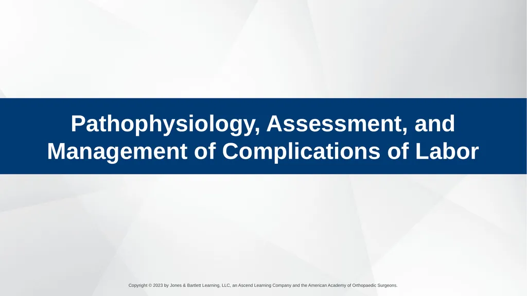 Obstetrics CHAPTER 42 Introduction Pregnancy is - slide 130 of 182