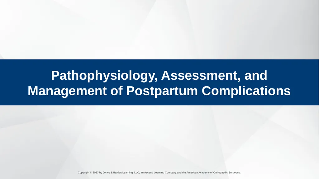 Obstetrics CHAPTER 42 Introduction Pregnancy is - slide 160 of 182