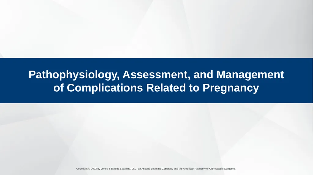 Obstetrics CHAPTER 42 Introduction Pregnancy is - slide 55 of 182