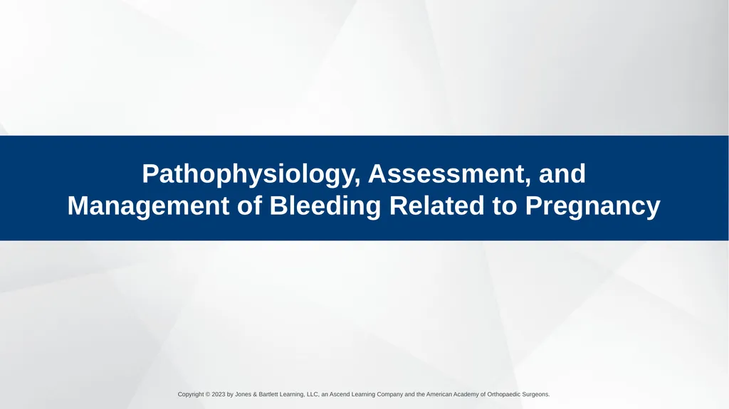 Obstetrics CHAPTER 42 Introduction Pregnancy is - slide 82 of 182