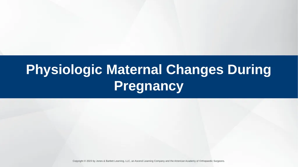 Obstetrics CHAPTER 42 Introduction Pregnancy is - slide 21 of 182