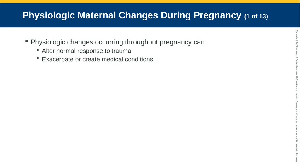 Obstetrics CHAPTER 42 Introduction Pregnancy is - slide 22 of 182