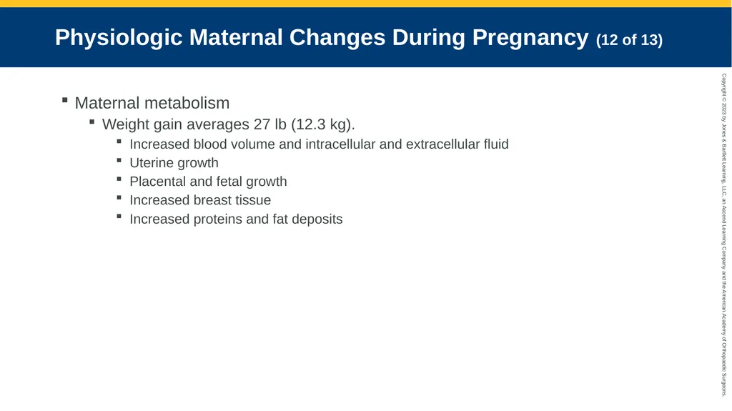 Obstetrics CHAPTER 42 Introduction Pregnancy is - slide 33 of 182