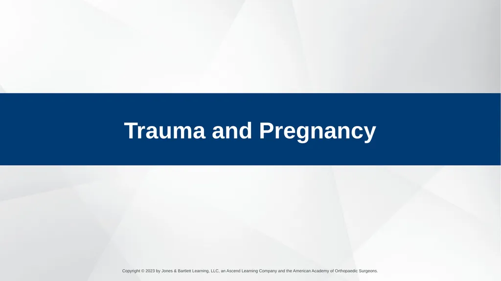 Obstetrics CHAPTER 42 Introduction Pregnancy is - slide 170 of 182