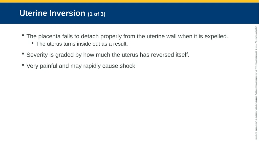 Obstetrics CHAPTER 42 Introduction Pregnancy is - slide 161 of 182