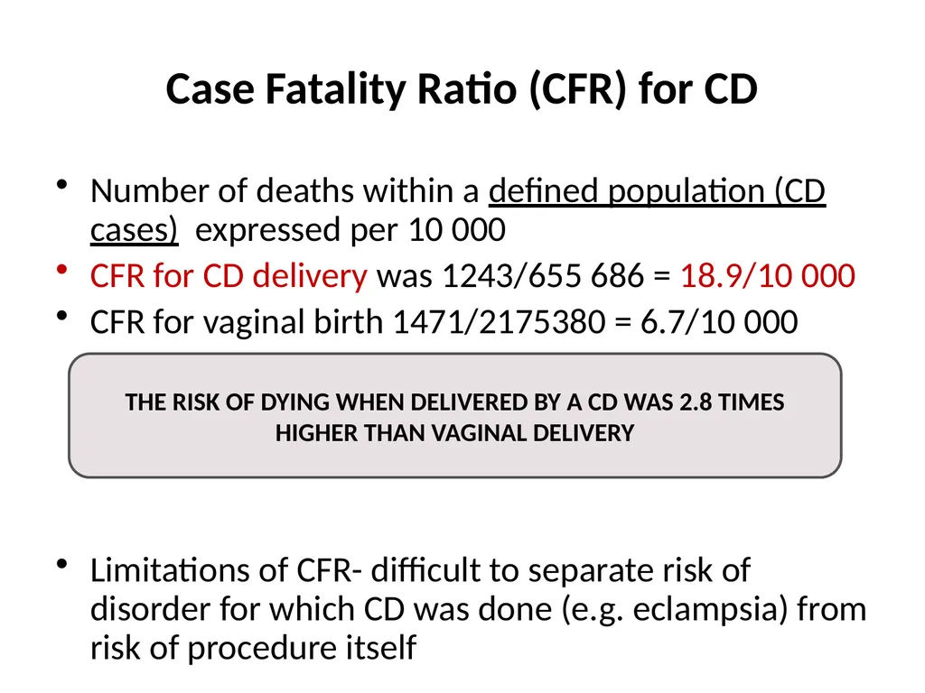 ESMOE Safe Caesarean Delivery Aims To understand - slide 4 of 40