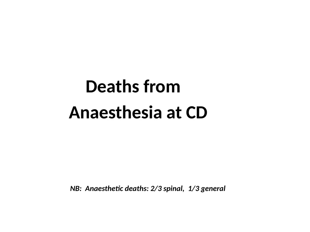 ESMOE Safe Caesarean Delivery Aims To understand - slide 13 of 40