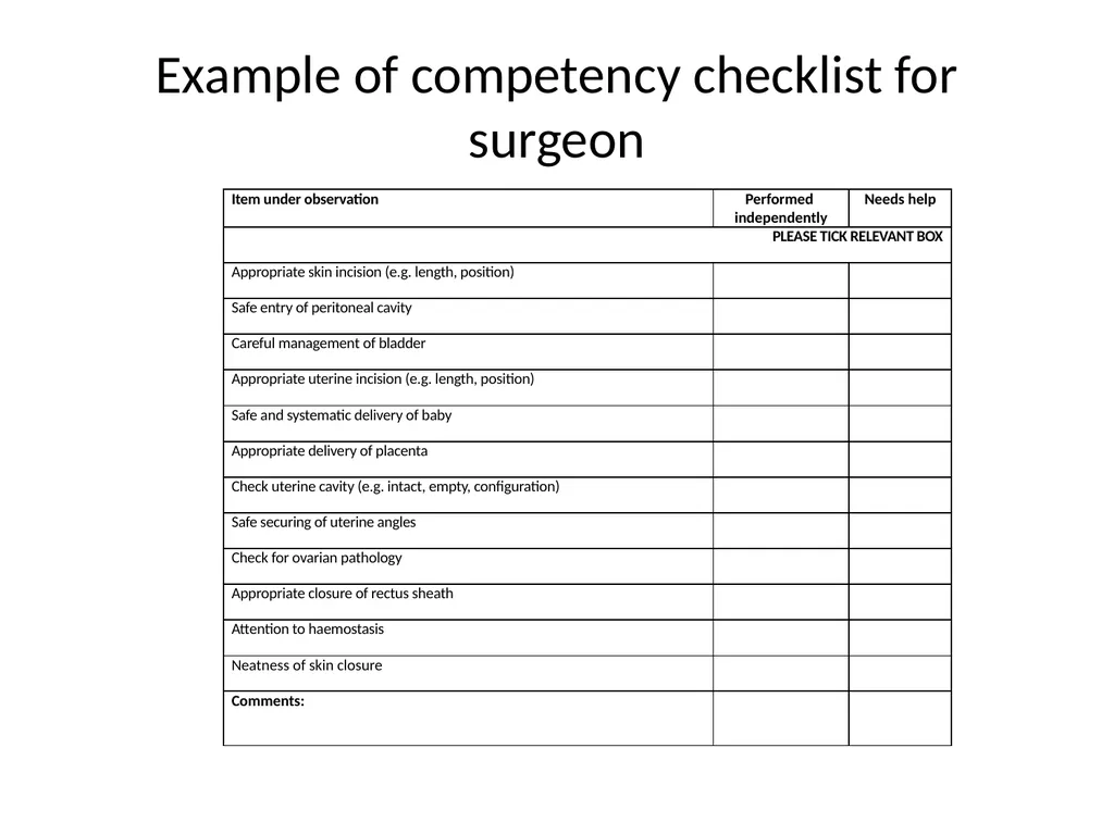 ESMOE Safe Caesarean Delivery Aims To understand - slide 32 of 40