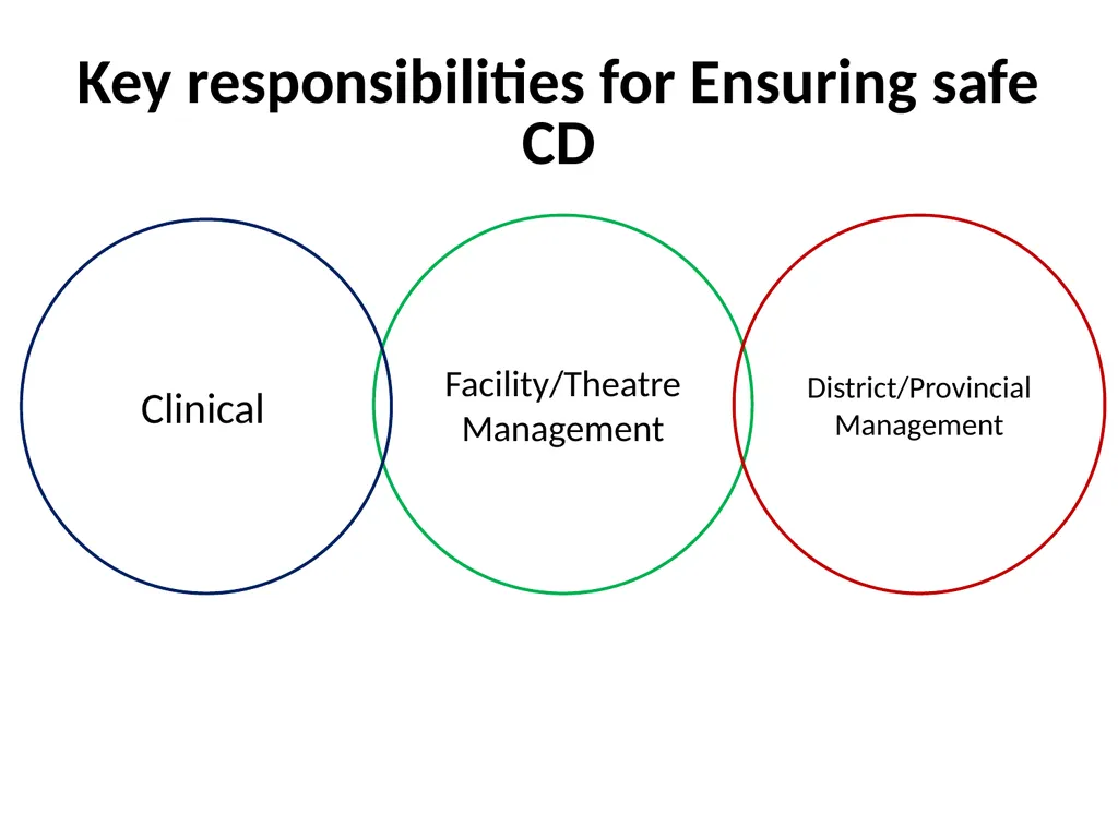 ESMOE Safe Caesarean Delivery Aims To understand - slide 22 of 40