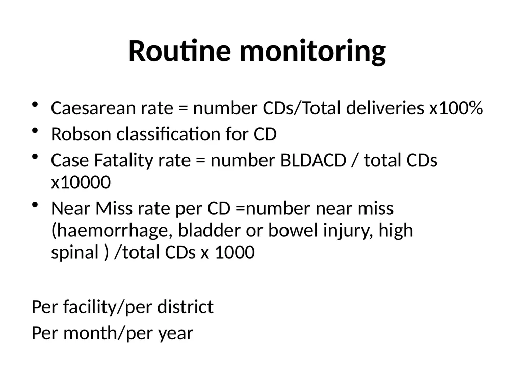 ESMOE Safe Caesarean Delivery Aims To understand - slide 37 of 40