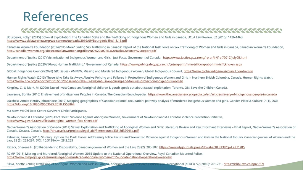 Violence Prevention & Trafficking Indigenous - slide 20 of 33