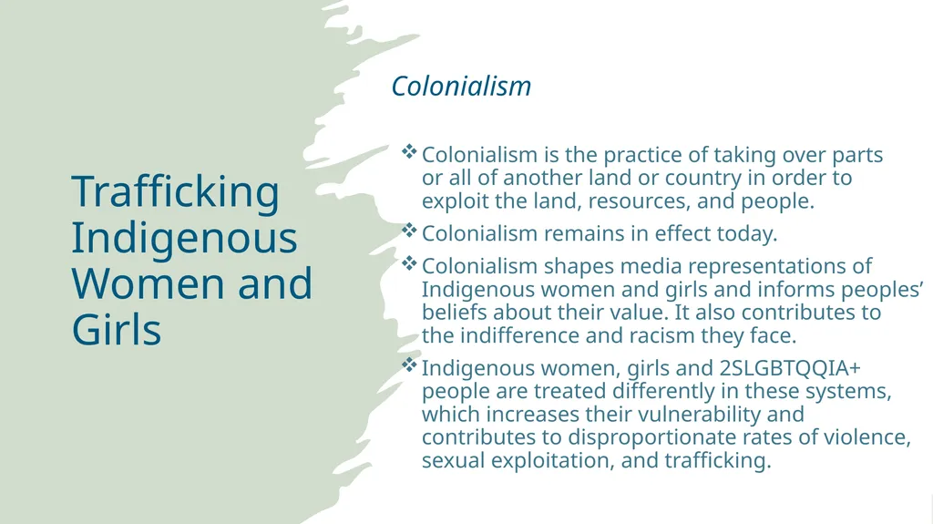 Violence Prevention & Trafficking Indigenous - slide 12 of 33