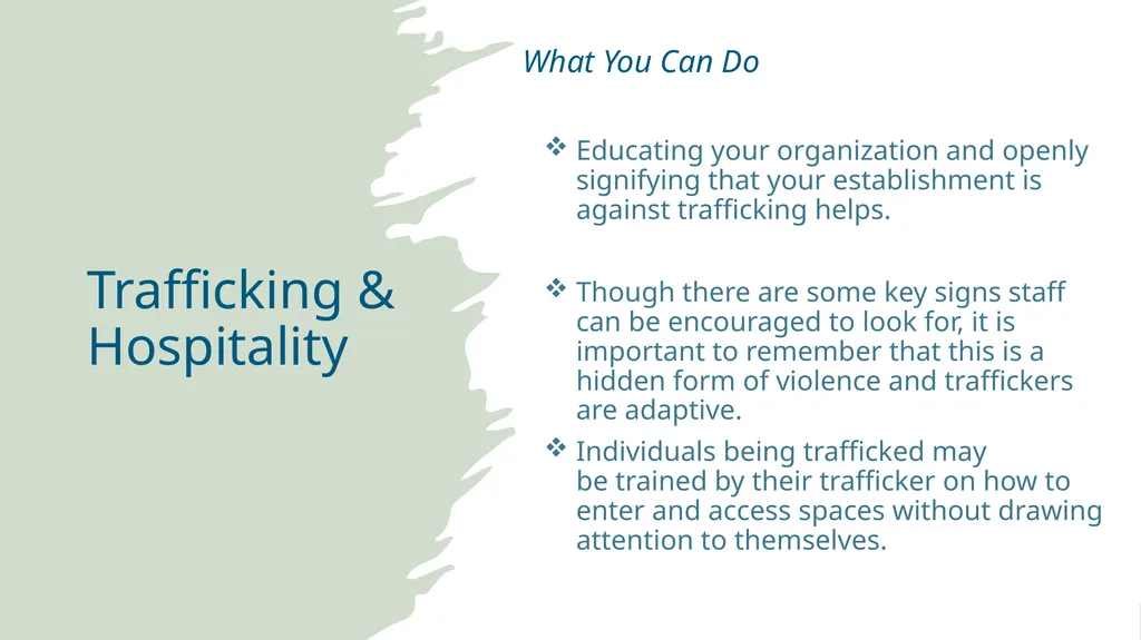 Violence Prevention & Trafficking Indigenous - slide 24 of 33