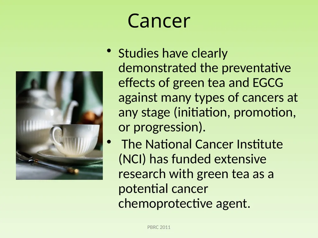Green Tea Beth Kalicki Heli Roy, PhD, RD Division - slide 13 of 19