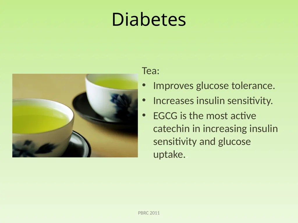 Green Tea Beth Kalicki Heli Roy, PhD, RD Division - slide 12 of 19