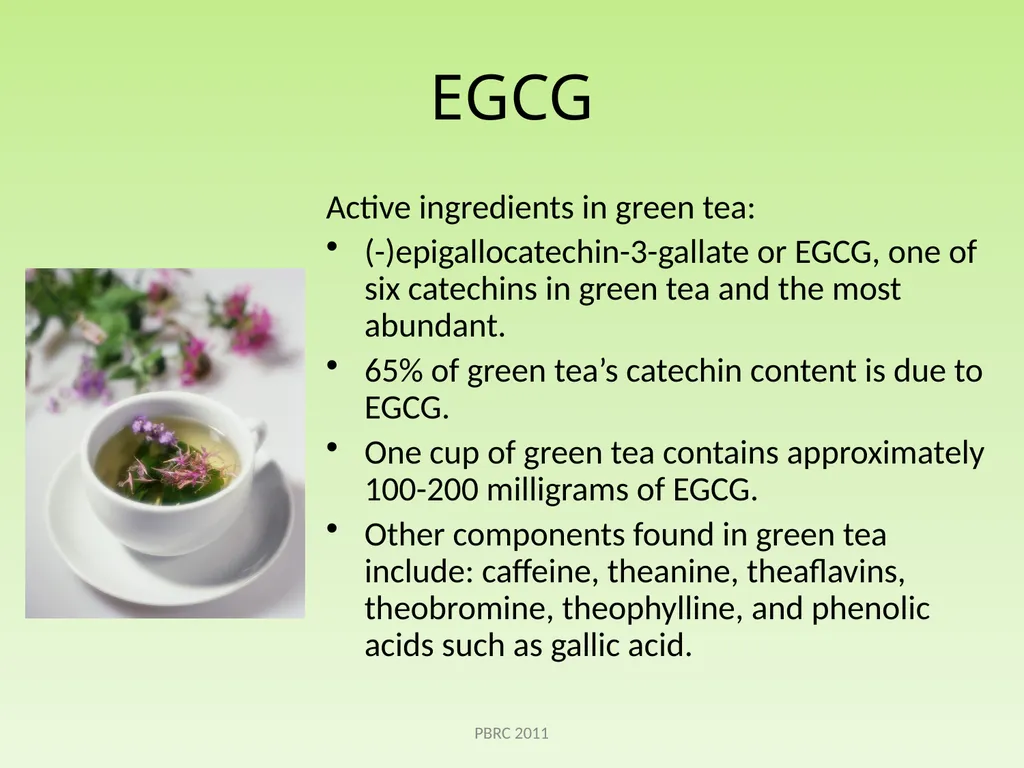 Green Tea Beth Kalicki Heli Roy, PhD, RD Division - slide 6 of 19