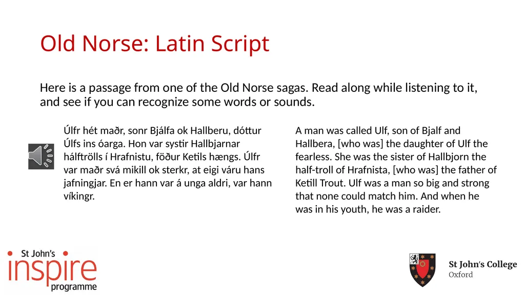 Class: The Vikings: Language and Lore (History) - slide 9 of 10