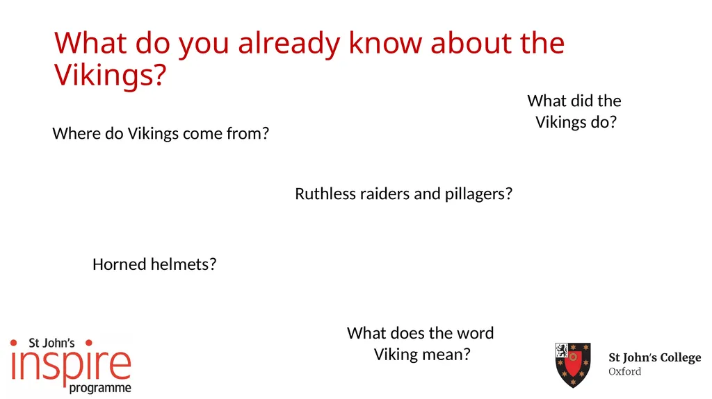 Class: The Vikings: Language and Lore (History) - slide 3 of 10