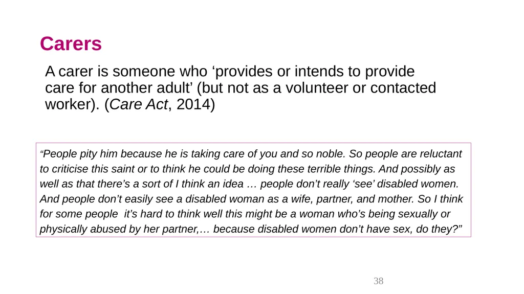 . While you are settling in: please turn to - slide 38 of 91