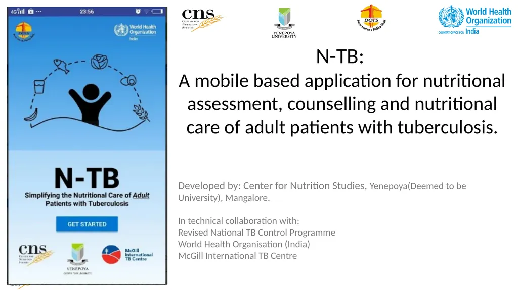 N-TB: A mobile based application for nutritional