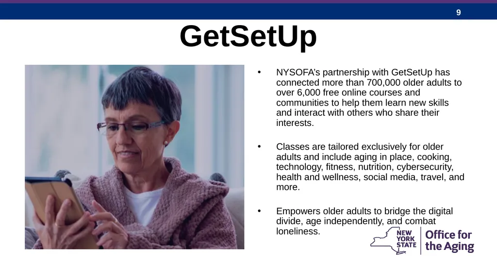 New York State Office for the Aging: Expanding - slide 9 of 27