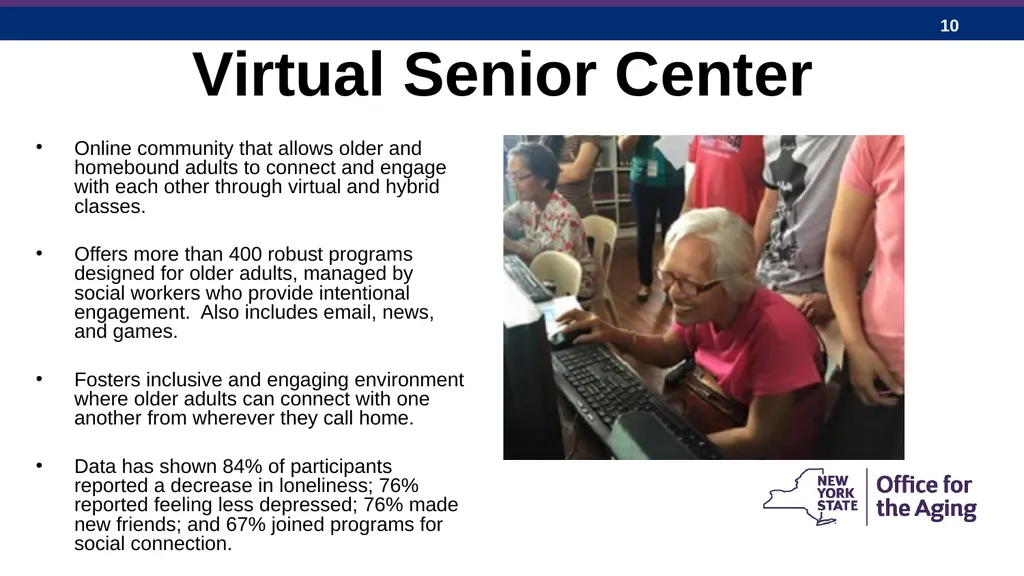 New York State Office for the Aging: Expanding - slide 10 of 27