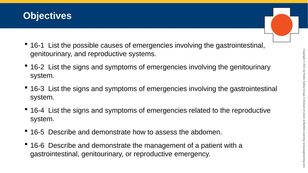 CHAPTER 16 Gastrointestinal, Genitourinary, and - slide 3 of 74
