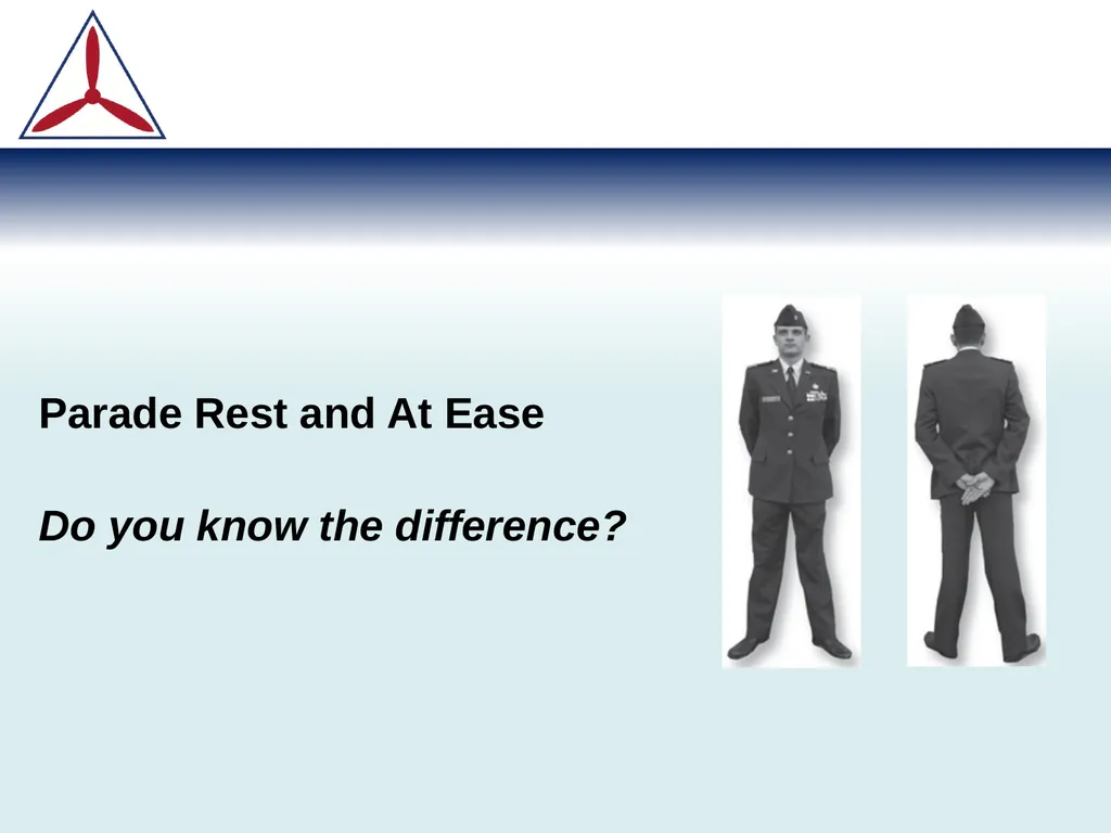 Unit Commanders Course Customs, Courtesies and - slide 7 of 15