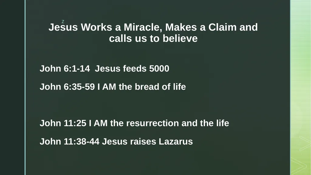 Four Portraits, One Jesus Matthew Mark Luke John - slide 26 of 33