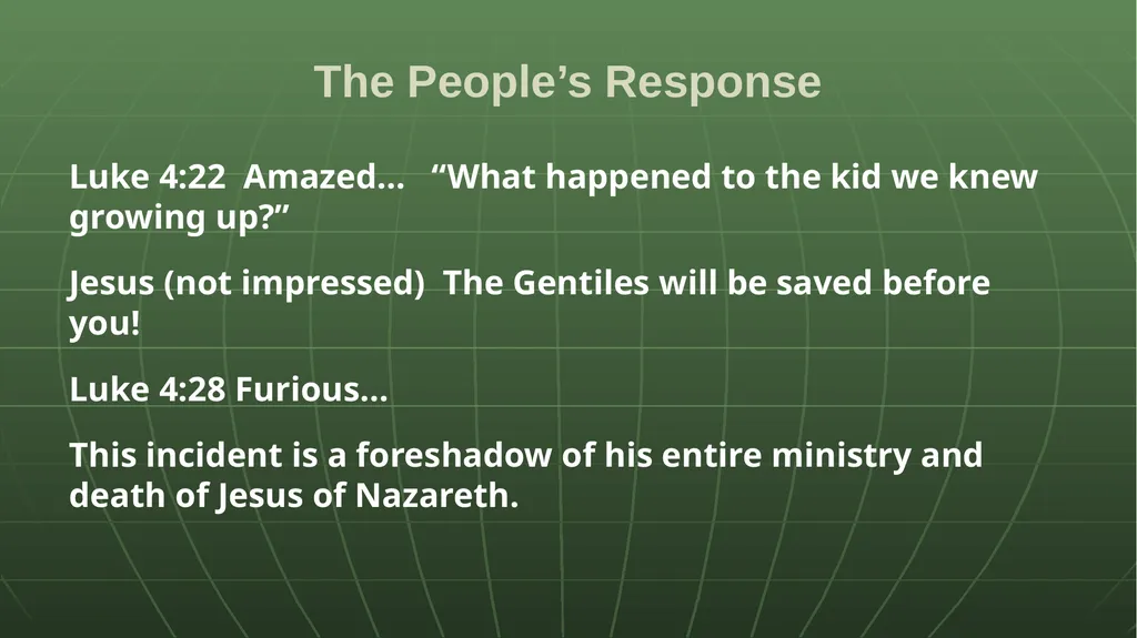 Four Portraits, One Jesus Matthew Mark Luke John - slide 13 of 33