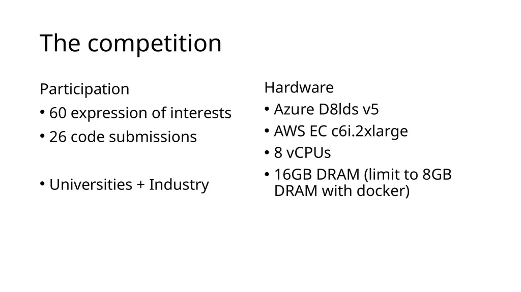 Big ANN @ NeurIPS’23 Practical Vector Search - slide 11 of 18