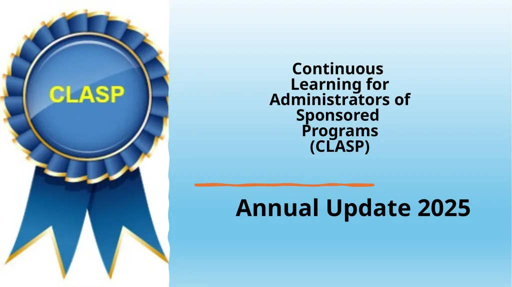 Continuous Learning for Administrators of - slide 1 of 45