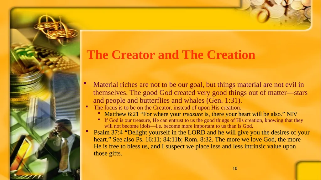 1 BIBLICAL FINANCIAL PRINCIPLES Jim Sutherland, - slide 10 of 85