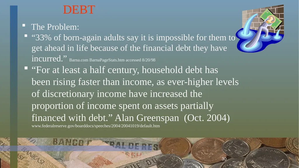 1 BIBLICAL FINANCIAL PRINCIPLES Jim Sutherland, - slide 30 of 85