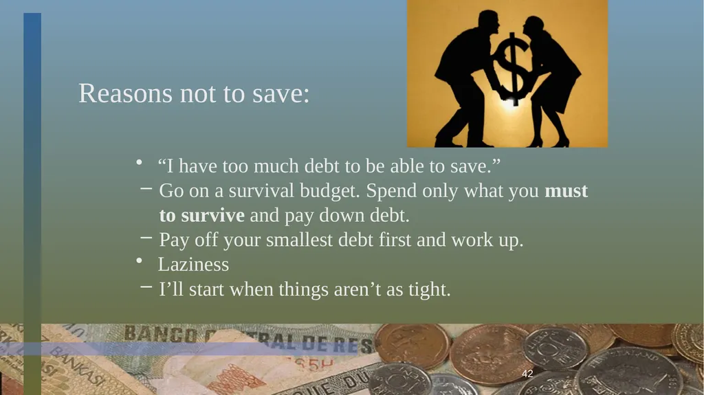 1 BIBLICAL FINANCIAL PRINCIPLES Jim Sutherland, - slide 42 of 85