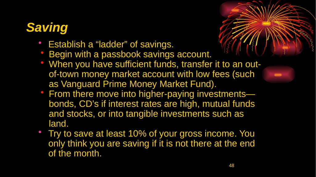 1 BIBLICAL FINANCIAL PRINCIPLES Jim Sutherland, - slide 48 of 85