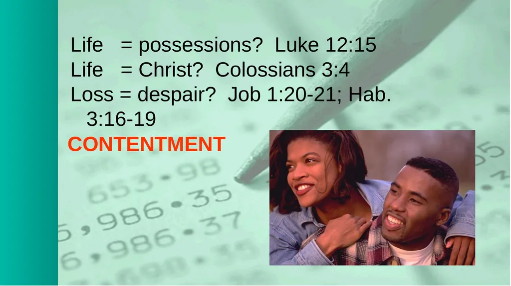 1 BIBLICAL FINANCIAL PRINCIPLES Jim Sutherland, - slide 17 of 85