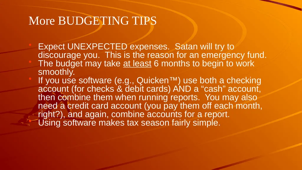 1 BIBLICAL FINANCIAL PRINCIPLES Jim Sutherland, - slide 62 of 85
