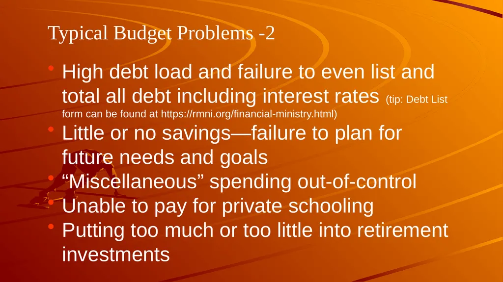 1 BIBLICAL FINANCIAL PRINCIPLES Jim Sutherland, - slide 58 of 85