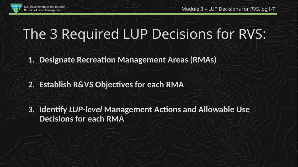 Planning for Recreation & Visitor Services - slide 4 of 13