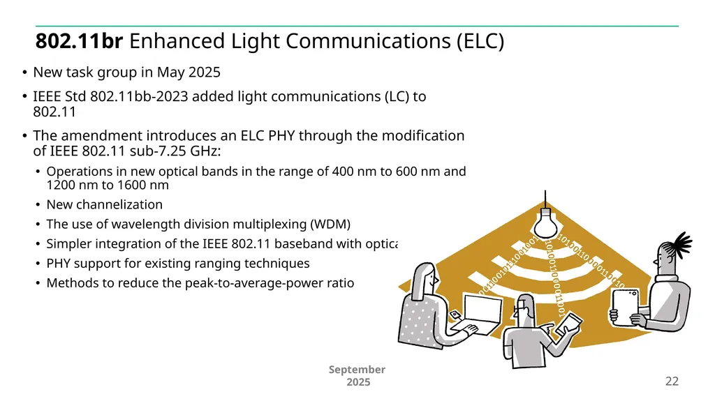 IEEE 802.11 Overview and Amendments under - slide 22 of 27