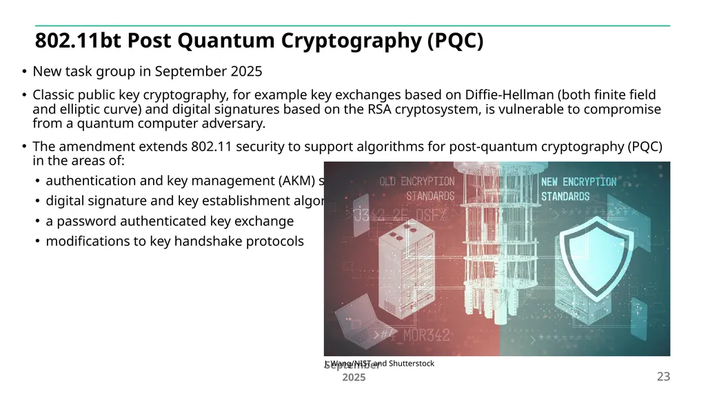 IEEE 802.11 Overview and Amendments under - slide 23 of 27