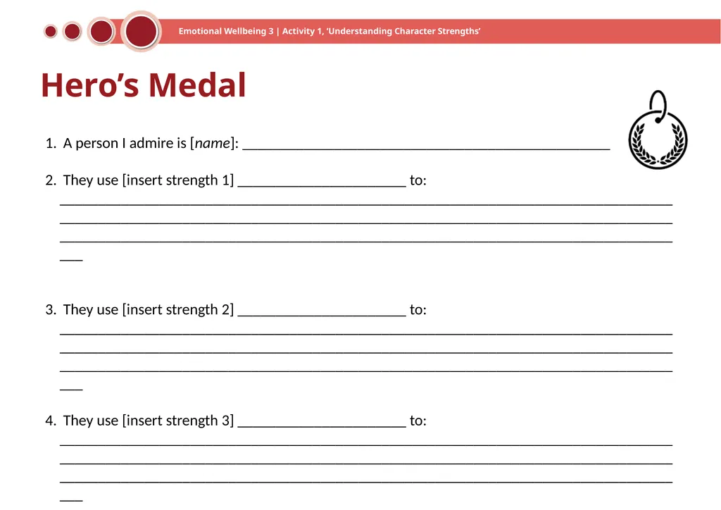 Emotional Wellbeing 3 | Activity 1, ‘Understanding - slide 22 of 22