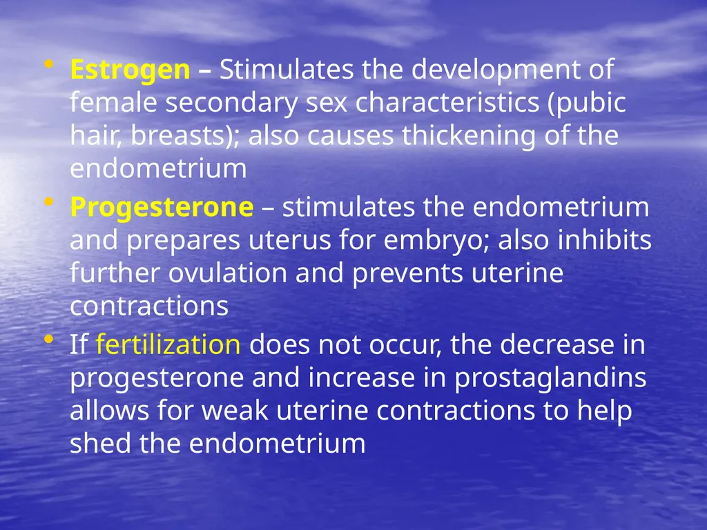 10.7 Reproductive Hormones Learning Goals To - slide 14 of 21