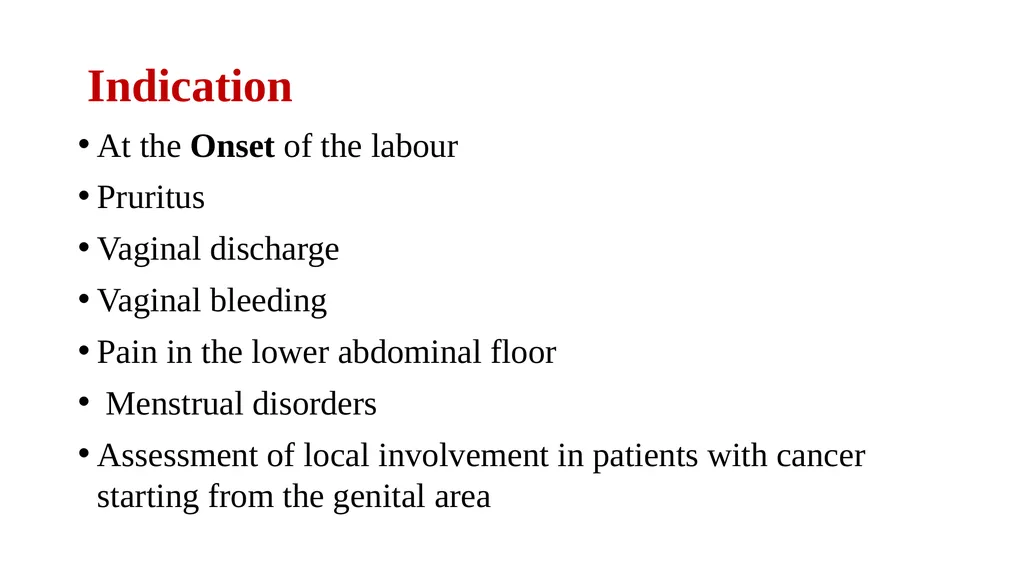 Bimanual pelvic examination Prepared by: Shaimaa - slide 4 of 22