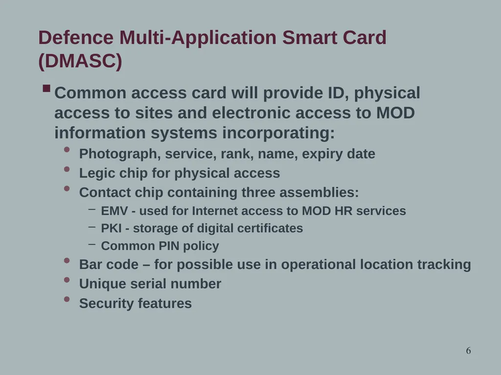 MoD Accessibility and Trust: Challenges, Goals and - slide 6 of 22