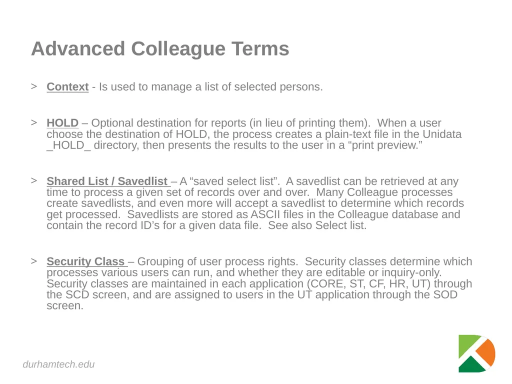 Introduction to Colleague An introduction to using - slide 6 of 10