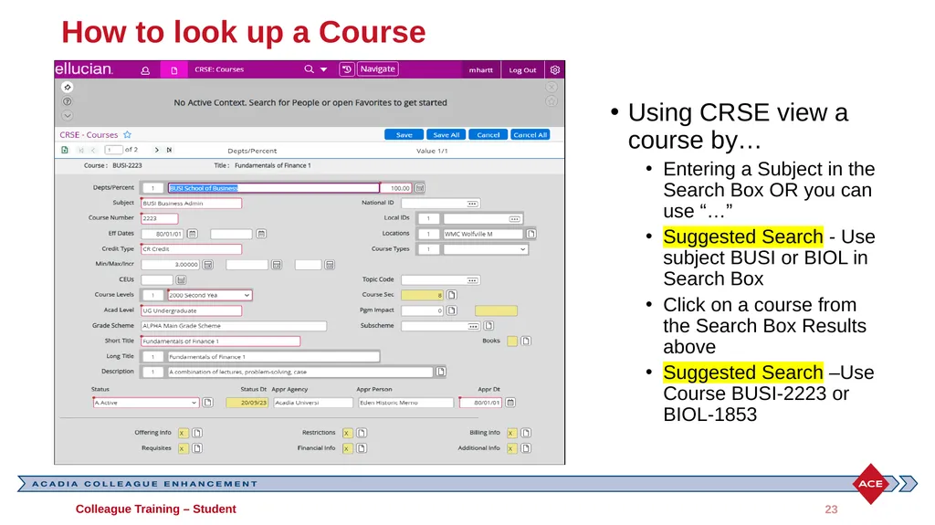 Colleague Admin Staff Training What to expect - slide 23 of 56